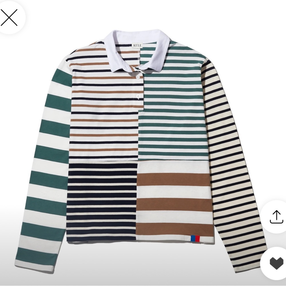 Kule striped patch work rugby